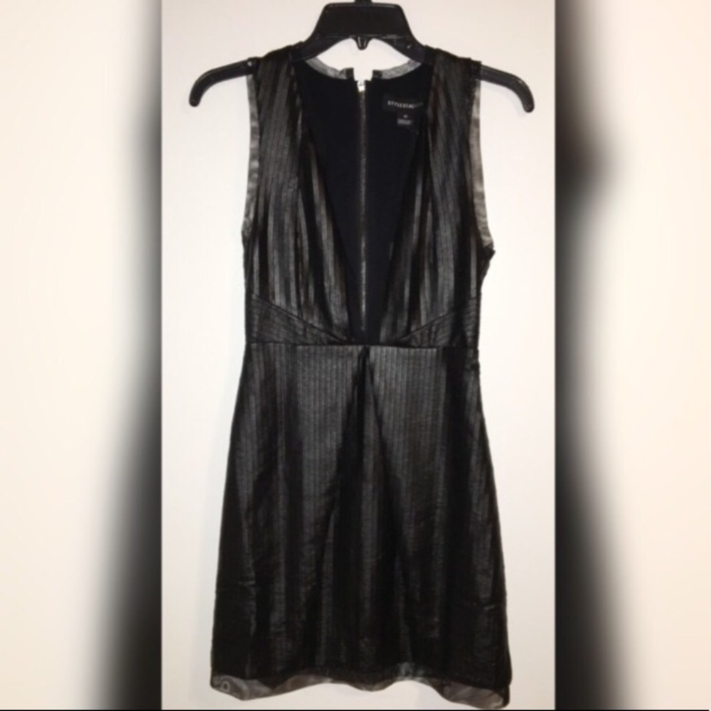 Stylestalker Cleopatra Faux Leather Dress XS - Picture 2 of 8